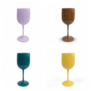 Verres à vin en plastique réutilisables de 450 ml avec logo personnalisé, incassables, sans BPA, résistants aux chocs, OEM ODM pour la vente en gros - Product Image 1
