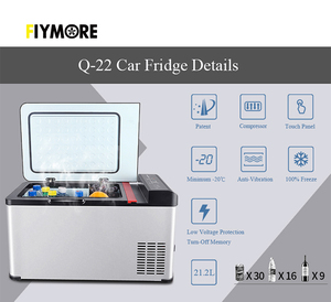 Mini Frigorifero per <span class=keywords><strong>Auto</strong></span> 12V, <span class=keywords><strong>Frigo</strong></span> Portatile a Compressore per Campeggio e Viaggi Q22 - Product Image 6