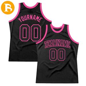 Manches courtes odm drôle coloré modèle de conception d'équipe personnalisé noir blanc maillot de basket réversible ensemble maillot de basket personnalisé - Product Image 6