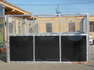 Abri en acier galvanisé stable pour chevaux à usage intensif pour ranch équestre - Product Image 5