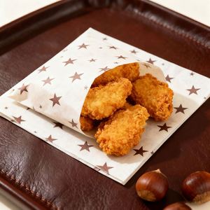 Food Grade Wax <b>Paper</b> Custom Logo Greaseproof Hamburger <b>Paper</b> Sandwich <b>Paper</b> Baking Kitchen Chicken <b>Roll</b> - Product Image 1