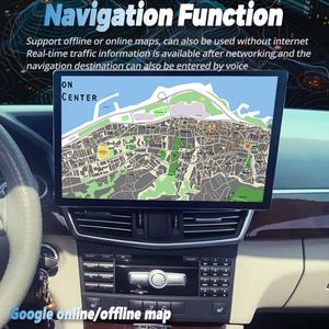 Radio Multimedia para Auto con Android 14 y Carplay de 13 Pulgadas para Benz Clase E W207 A207 C207, Autoradio 4G con Pantalla Grande, GPS y Estéreo - Product Image 3