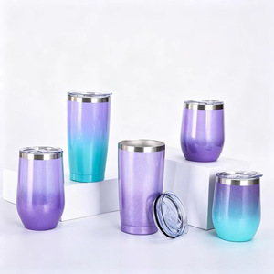Nouvelle Tasse Isotherme Personnalisée 2026 en Acier Inoxydable 304, Tasse à Eau Dégradée Effet Nacré, Vente en Gros - Product Image 1