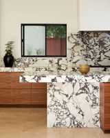 Série en promotion : Dalles de marbre veiné de luxe, polies, sur mesure, pour revêtements muraux et sols de hall d'hôtel et décoration de villa