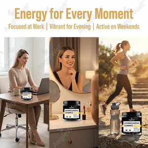 Caramelle Gommose OEM/ODM all'Ashwagandha per un Rimedio Naturale Contro lo Stress e per il Sonno e il Relax - Product Image 2