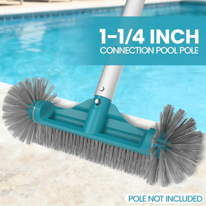 Tête de brosse de <span class=keywords><strong>piscine</strong></span> de 12,5 pouces, brosses de <span class=keywords><strong>piscine</strong></span> en plastique pour nettoyer les murs, les escaliers et les coins des piscines hors sol, sans danger pour les revêtements en vinyle - Product Image 2