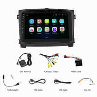 Autoradio Android 15 pour Hyundai Santa Fe Grand 2017/2018, écran tactile OLED 9 pouces, navigation GPS, lecteur CarPlay/Android Auto