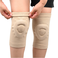 Genouillères en silicone pour la danse et le fitness, coussinets de sport, genouillères fines en silicone pressurisées pour le cyclisme et le roller