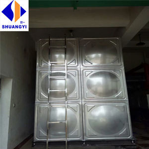 Tanque de Agua de Acero Inoxidable 304 316 de Grado Alimenticio de 500L a 50000L, Modular, Antialgas, <span class=keywords><strong>para</strong></span> Uso Residencial y Comercial en Malasia - Product Image 4