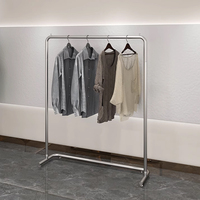 Nouveau style de porte-vêtements en fer et en métal personnalisé cintre de supermarché pour magasin meubles et présentoir en tissu