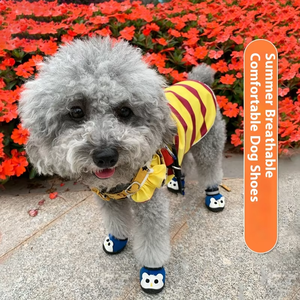 Fishprincess Gấu bông chó nhỏ Giày XXS Kích thước chó chống trượt giày cho Vỉa Hè nóng khuôn mẫu động vật vật nuôi Giày - Product Image 4