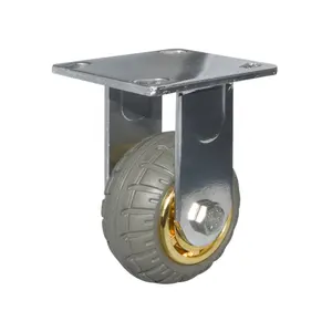 WBD 6 "8" pollici ruote in gomma heavy duty 500 kg 6 "solid rubber wheel