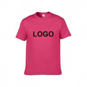 Design High Quality USA Size Blank T Shirt 100% Cotton Silk Screen Custom Logo Print Short Sleeve Loose T Shirt - Product Image 2