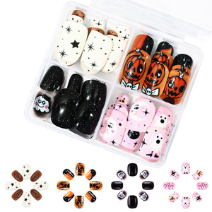 Toptan cadılar bayramı basın çivi <span class=keywords><strong>4</strong></span> tasarımlar/kutu yanlış çivi korkunç <span class=keywords><strong>Web</strong></span> kanlı tasarımlar ile gotik akrilik korku çivi 96 adet - Product Image 6