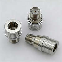 Adaptateur coaxial RF en laiton SMA femelle/mâle vers QMA mâle/femelle, connecteur inverseur QMA nickelé pour la communication sans fil