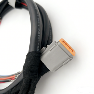 カスタム2ピンワイヤーハーネスアセンブリ（フォーク端子付き）自動車および産業機器用 - Product Image 3