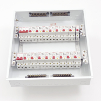 Boîtier de distribution encastré breveté PZ30 36 voies, certifié CE, panneau de distribution électrique MCB, coffret métallique, ensemble complet IP30