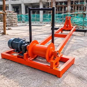 เครื่องกว้านไฟฟ้าแบบมินิทาวเวอร์สำหรับงานหนัก พร้อมเชือกลวด สำหรับยกวัสดุก่อสร้างในงานก่อสร้างอาคาร - Product Image 3