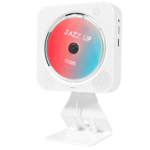 Reproductor de CD Montable en Pared y de Escritorio, Reproducción Inalámbrica, Sonido Estéreo HIFI, Reproductor de CD/DVD con AUX, Dispositivo de Audio Compacto y Decorativo - Product Image 2