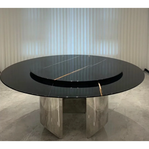 Losas de Mármol Natural Negro y Dorado Lauren al por Mayor, Cubiertas Modernas para Mesas de Comedor, Mesas de Centro, Escaleras, Pasillos, Paredes de Alta Gama - Product Image 5