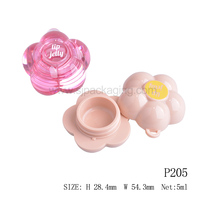 Pot de baume à lèvres personnalisé mignon de 5 ml avec porte-clés, emballage de soin des lèvres pour les déplacements