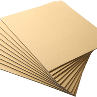 Vente en gros de feuilles de fabrication de boîtes en carton ondulé à cannelures moyennes biodégradables, haute résistance, faible absorption d'eau