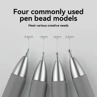 Stylo professionnel 5-en-1 Nail Art pour la peinture dessin sculpture strass et pierre précieuse cristal métal brosse outil