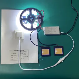 Sensor de espejo táctil LED, desnebulizador, interruptor de espejo de dos teclas, fabricante