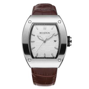 Relojes de pulsera triangulares para hombre, reloj mecánico automático de esqueleto de diseño resistente al agua de lujo Vintage dorado - Product Image 5