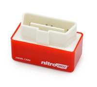 Red NitroOBD2 Chip Tuning Box Nitro OBD2 Performance Plug and Drive OBD2 Chip Tuning funciona para Diesel Retail Box