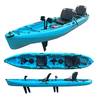 Rotomolded Bateau Waterplay Artisanat 9ft Basse Pédale Système D'entraînement Kayak Kano Pour La Pêche