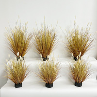 Herbe artificielle en forme de queue de chien et de lapin, en PVC souple, pour petites plantes, décoration moderne et simple pour la maison, le bureau, la chambre, aspect naturel, 65 cm, pour étagère