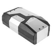 Boîte à outils en aluminium pour moto, boîte latérale de rangement, étui utilitaire pour CFMOTO 800MT, sacoche arrière, boîte de transport, noir argent