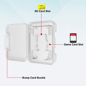 Hot Sale Hard Plastic Portable Game Card <b>Case</b> Storage Box for Nintendo <b>Switch</b> Oled <b>Switch</b> Lite - Product Image 2