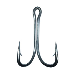 Amo da pesca a doppia punta saldata a 90 gradi TG di alta qualità 2/0-10/0 7982 per esche morbide a forma di rana, attrezzatura da pesca - Product Image 1