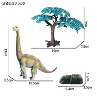 Figurines de dinosaures réalistes en PVC personnalisables, fabricants de figurines, dinosaures à long cou, modèle 3D en kit pour la promotion en gros