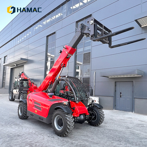 Nouvelle grue télescopique de 4 tonnes et 7 m, chariot élévateur diesel 4x4 avec déplaceur latéral hydraulique, mât à deux étages, chariot élévateur tout-terrain - Product Image 3