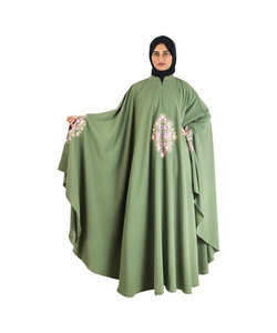 Nouveau style Longue abaya personnalisée de grande taille élégante en polyester à imprimé floral pour femmes en vente en gros - Product Image 2