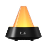 Diffuseur d'arômes intelligent à ultrasons, humidificateur USB silencieux, effet coucher de soleil arc-en-ciel simulé, pour la maison, idéal pour l'export.
