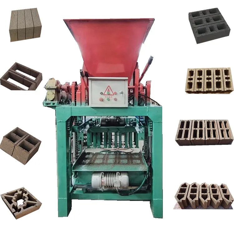 Automatic cement concrete bricks plant price hollow fly ash brick block making machine