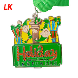 Design lucky festival souvenir carnival horse alloy medals and trophies - Product Image 2
