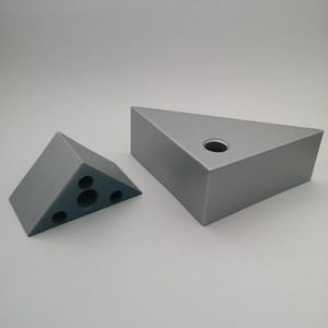 Pieds de support de meuble en plastique minimaliste, design triangulaire, pour canapé, meuble TV, accessoires de meubles - Product Image 3