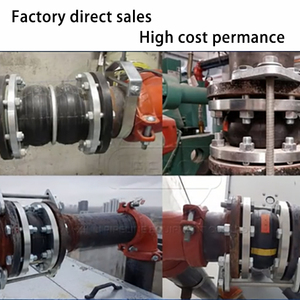 Mở rộng khớp nối linh hoạt ống nối EPDM duy nhất hình cầu cao su với thép không gỉ PVC Mặt bích tròn Adapter giả mạo - Product Image 6