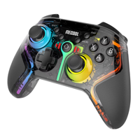 GM1 MECOOL Contrôleur de jeu RGB transparent-Clavier intelligent sans fil, compatible multi-plateforme, touches turbo et macro