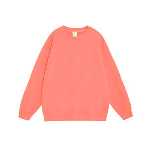 Logo personnalisé solide de haute qualité vêtements d'automne lourd 100% coton sweat 400GSM français éponge surdimensionné unisexe pull hommes - Product Image 3