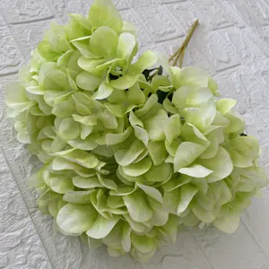 Wedding Decoration 5 Heads Silk Artificial Hydrangea Flower Home Decor Simulation Flower