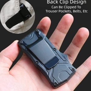 ใบมีดสแตนเลส ด้ามจับอลูมิเนียมอัลลอยด์ มีดแกะสลักสำหรับล่าสัตว์และตั้งแคมป์ ดีไซน์สร้างสรรค์จากอลูมิเนียมสำหรับอากาศยาน OEM HK FB208 - Product Image 6