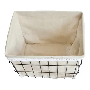 Metal laundry customized wire mesh clothes baby basket laundry