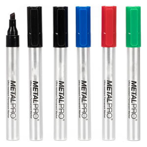 Marcadores Permanentes Clásicos No Tóxicos, Resistentes al Agua, de Secado Rápido, en Colores Azul, Negro y Rojo, para Todo Tipo de Superficies, en Empaque Suelto - Product Image 1