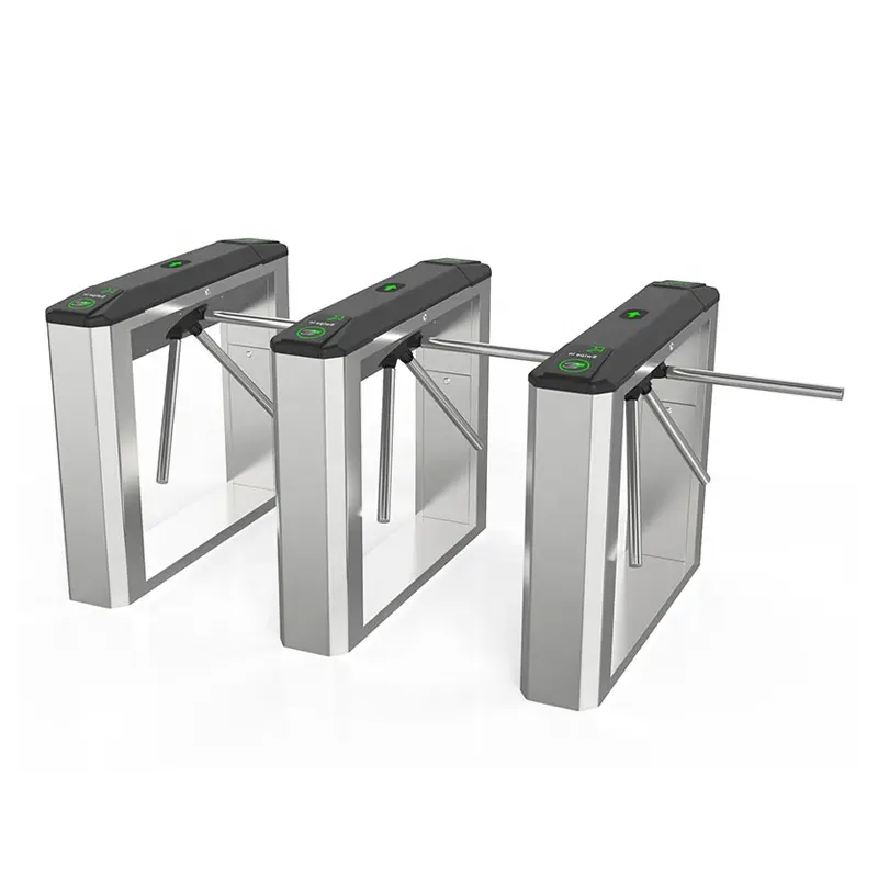 2022 Newest Cost Effective Card Reader Access Control Automatic Card Swipe Entrance Tripod Turnstile Gate